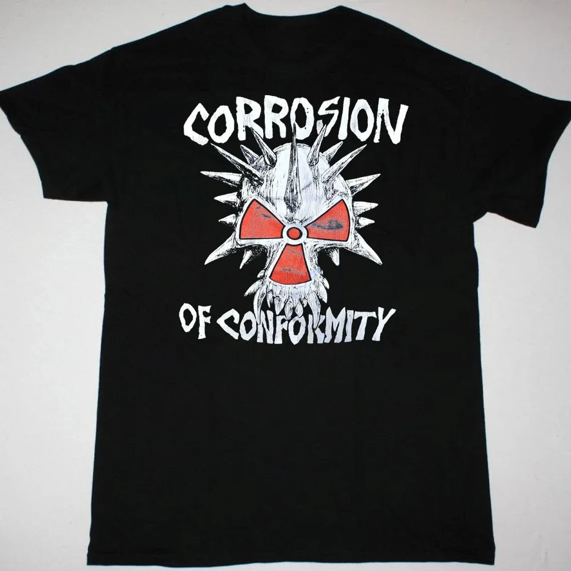 Vtg Corrosion Of Conformity Cotton Black Full Size Unisex Shirt