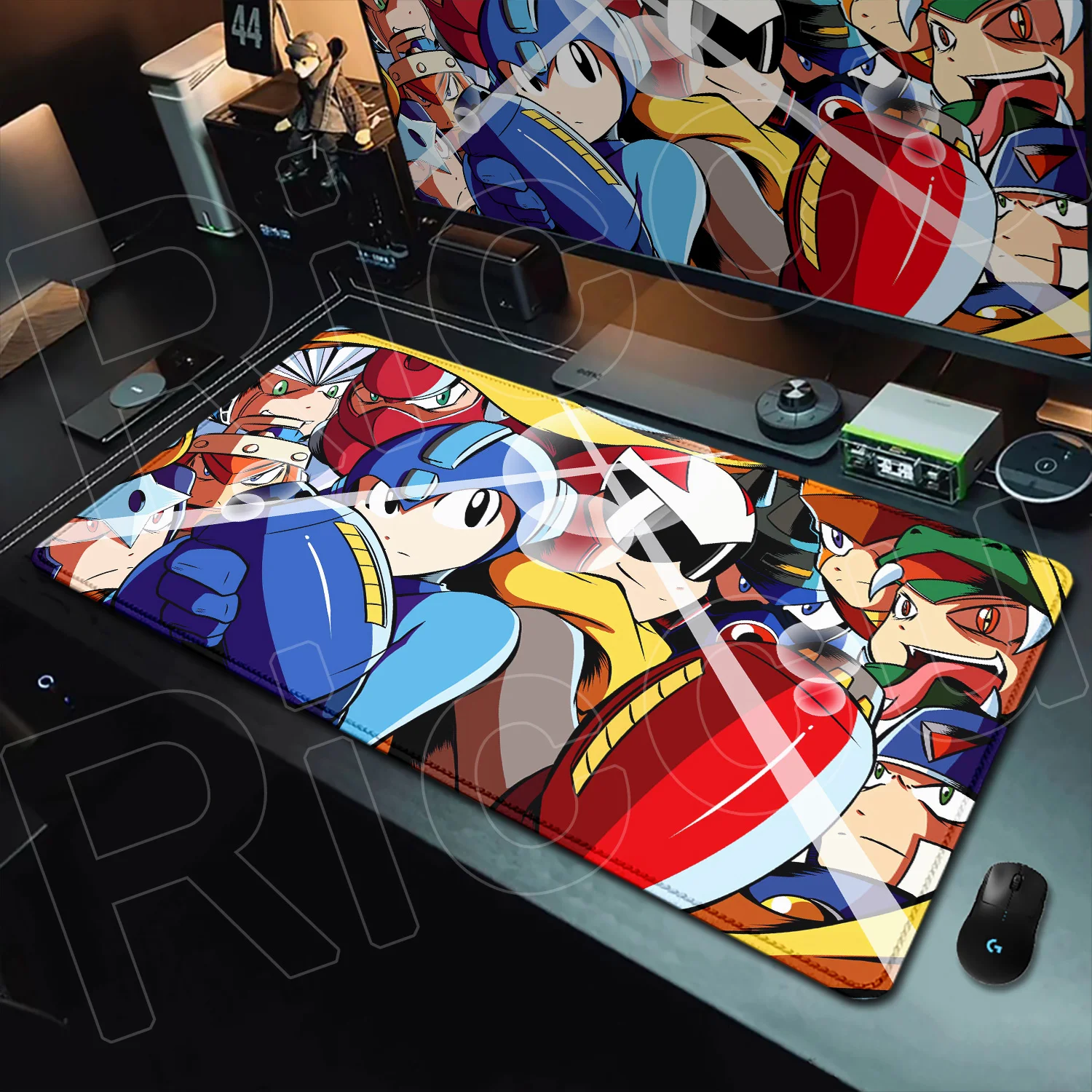 

Anime Deskmat Rubber Soft Carpet PC Keyboard Accessories Xxl Laptop Gamer Mausepad Large Megaman Mouse Pad Antislip Office Table