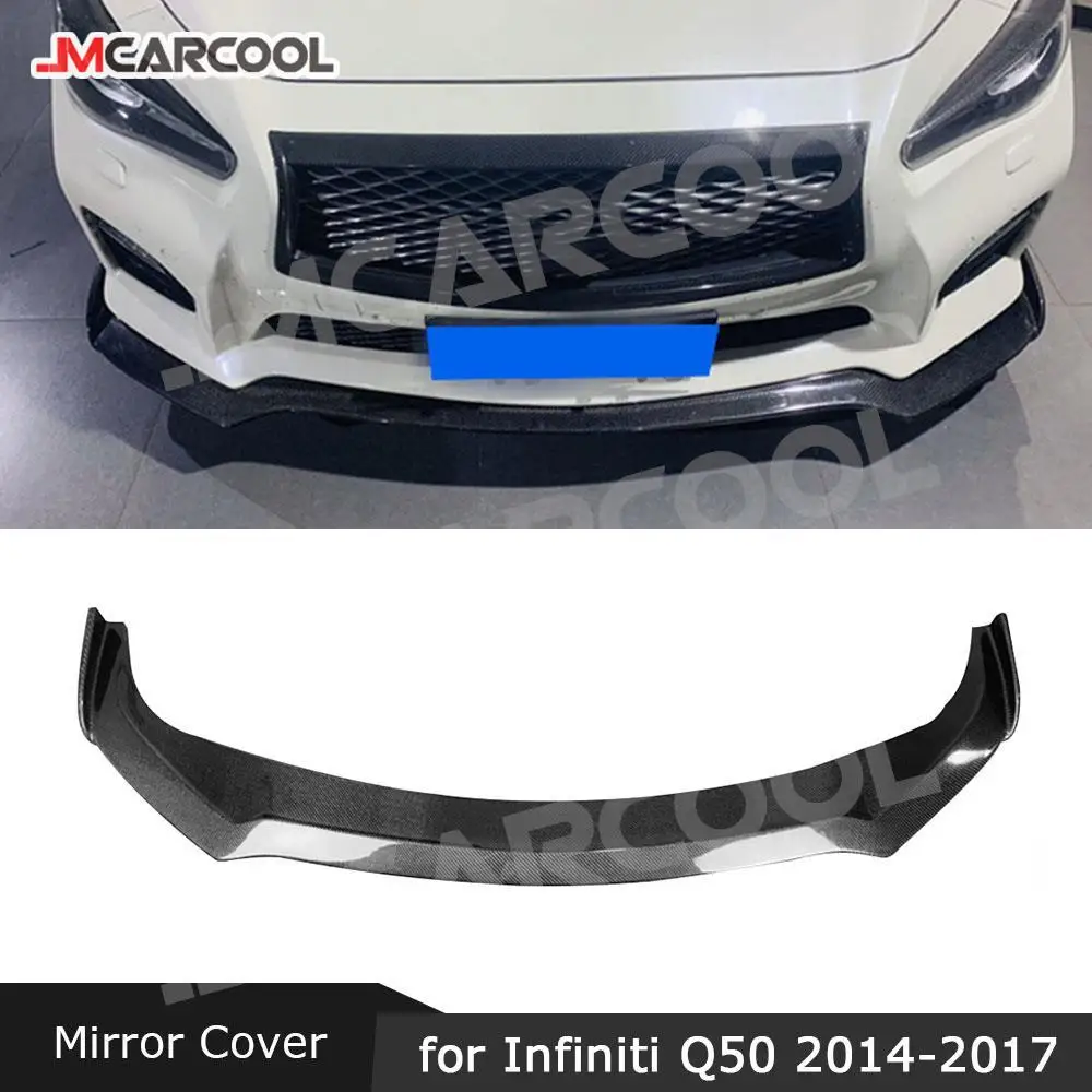 

Защитные накладки на передний бампер из карбона JMCARCOOL для Infiniti Q50 Sport 2014-2017