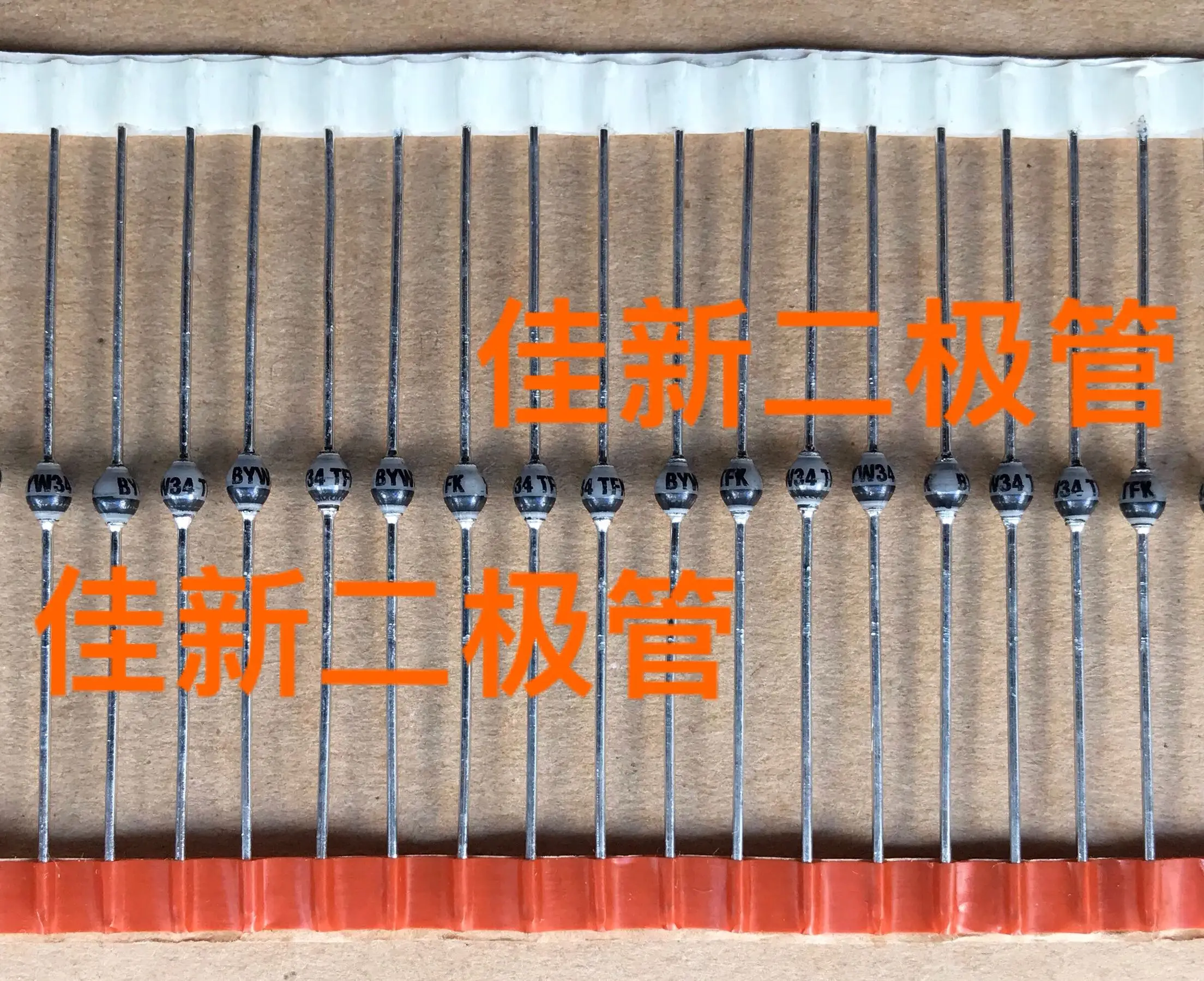10PCS 100% New original BYW34TFK 2A400V glass passivation fast recovery diode SOD-57