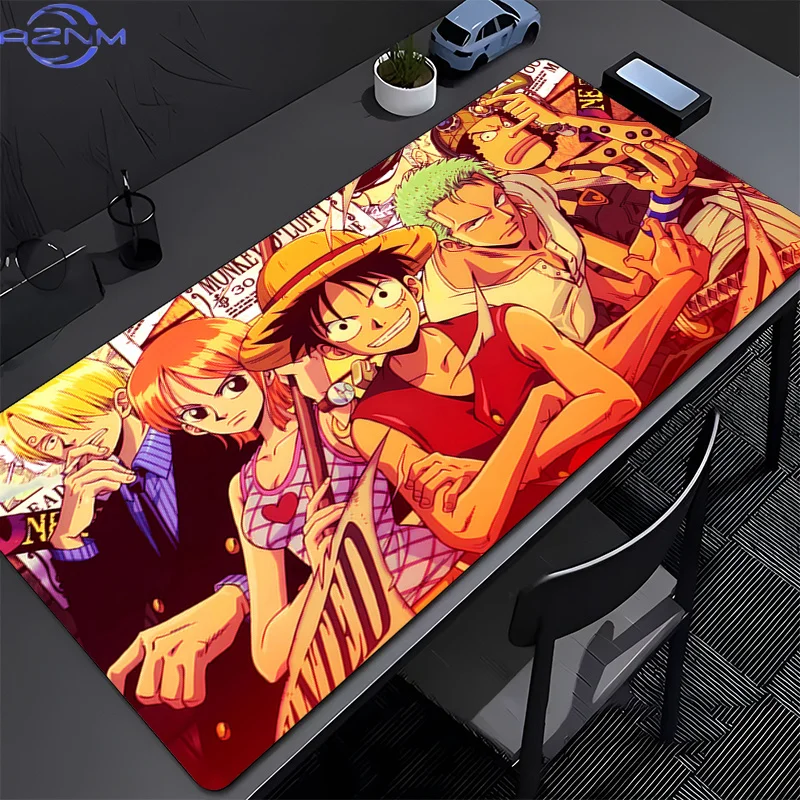 Hot Mouse Pad Computer Speed Type Varpet Mat E-sports Players Laptop Keyboard Pad one piece luffy Anime Mousepad Office Desk Mat