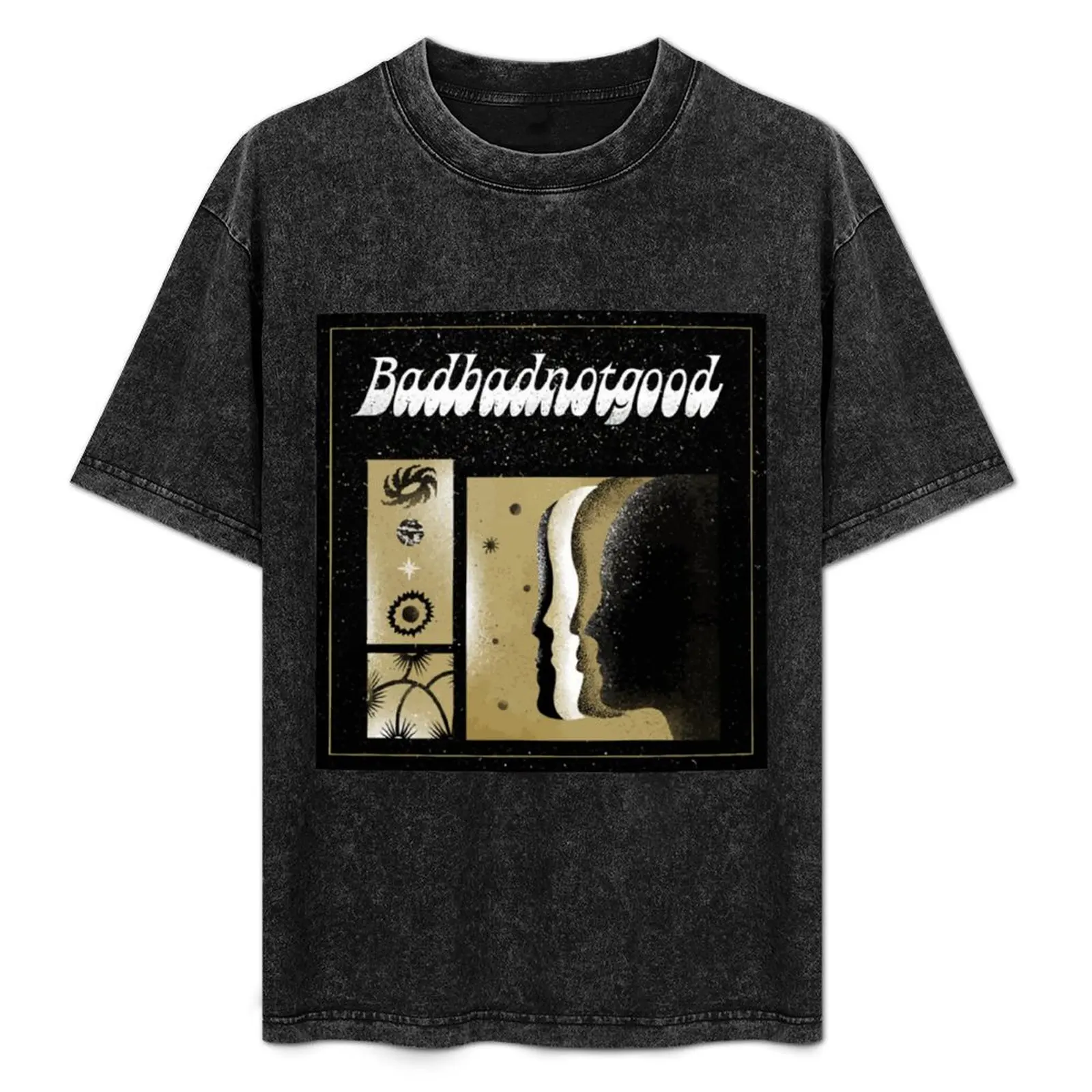 awan,BadBadNotGood-band,madang T-Shirt summer tops Short sleeve tee oversized t shirt men