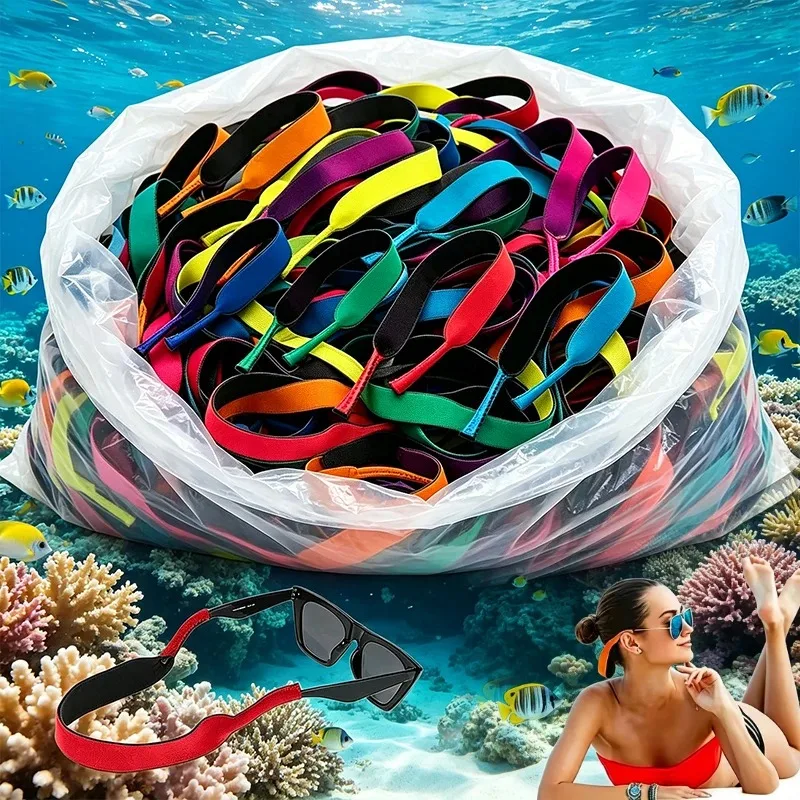 Diving Goggles Lanyard Colorful Floating Glasses Sunglasses Stretchy Band Strap Belt Cord Holder Neoprene Eyeglass Accessories