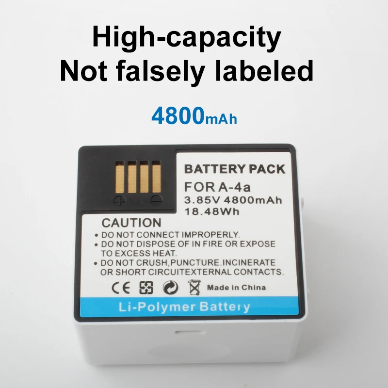 A-4A Rechargeable Camera Battery 3.85V 4800mAh For Arlo Ultra Ultra 2r Arlo Pro 3 Pro 4 Pro 5 Arlo Ultra Camera