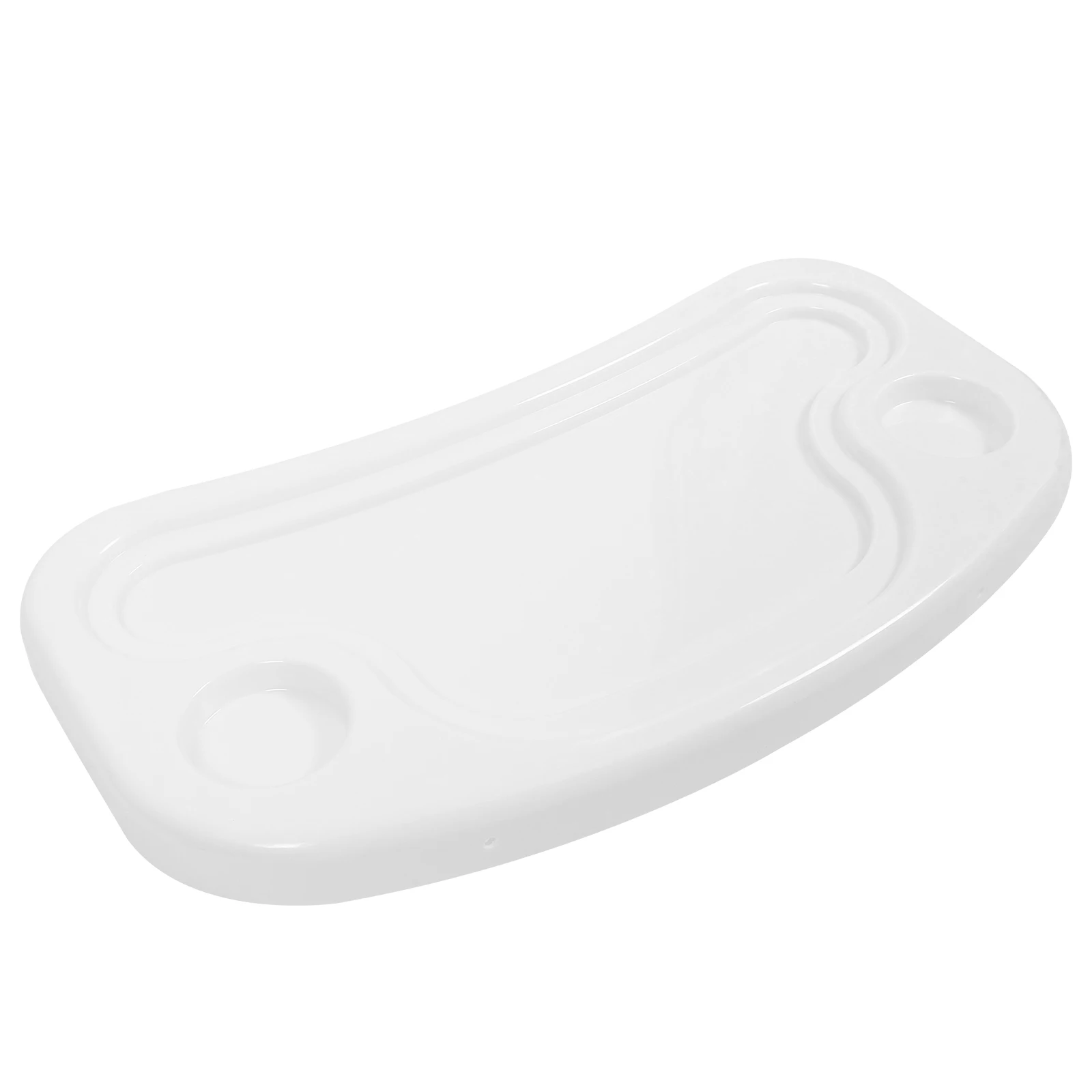 

Baby High Chair Tray 49.5cm*25cm Plastic Toddler Meal Table Replacement Accessories Large Size Universal Dinner Dinning Safe