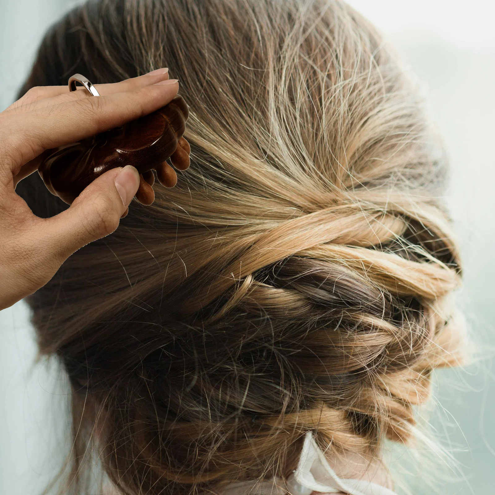 

Scalp Massager Wooden Comb Wide Tooth No Static Massage Comb for Women Portable Hair Care Tool Scalp Massager Hair Massage Tool