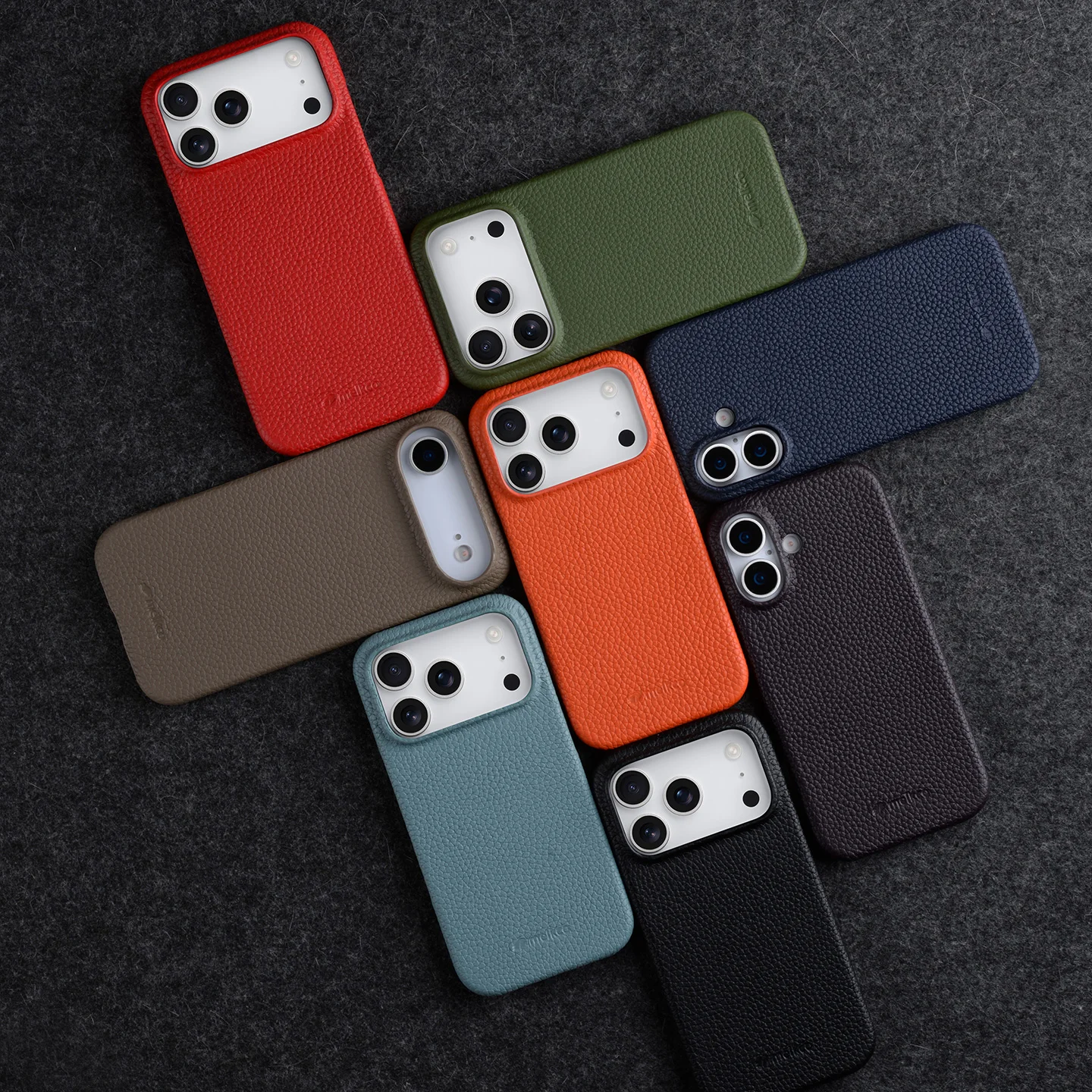 Melkco original couro genuíno magsafe caso para iphone 17 pro max ar 17pro negócios magnético armadura sem fio capa traseira