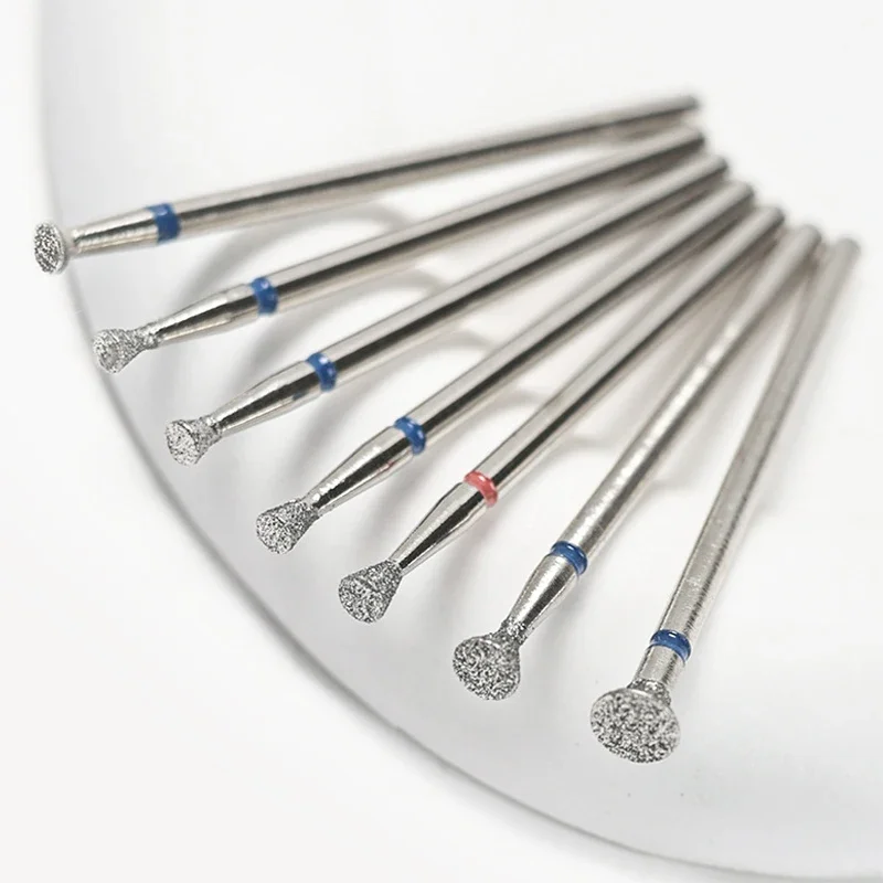 7/10 pçs cutícula limpa prego broca arquivo de unhas gel removedor ferramenta tratamento borda do prego diamante máquina moagem acessórios