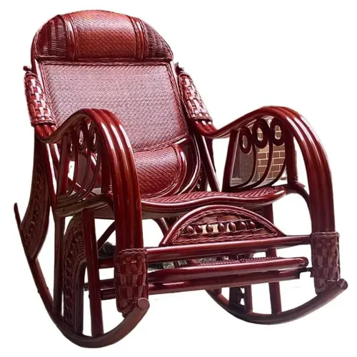 천연 등나무 흔들 의자, 짠 긴 의자, 성인 발코니, 가족 레저, 노인 의자 