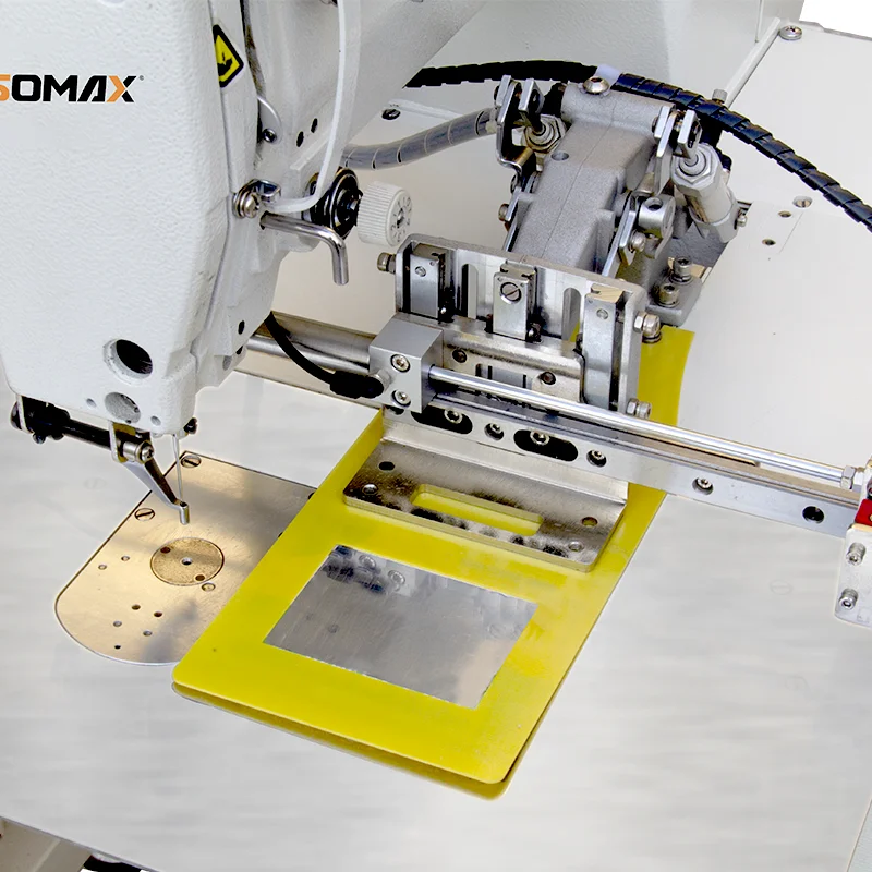 プログラマブルテキスタイルパターンミシン SOMAX SM-18-2 自動ロゴラベルキャプテン刺繍工業用アパレルミシン