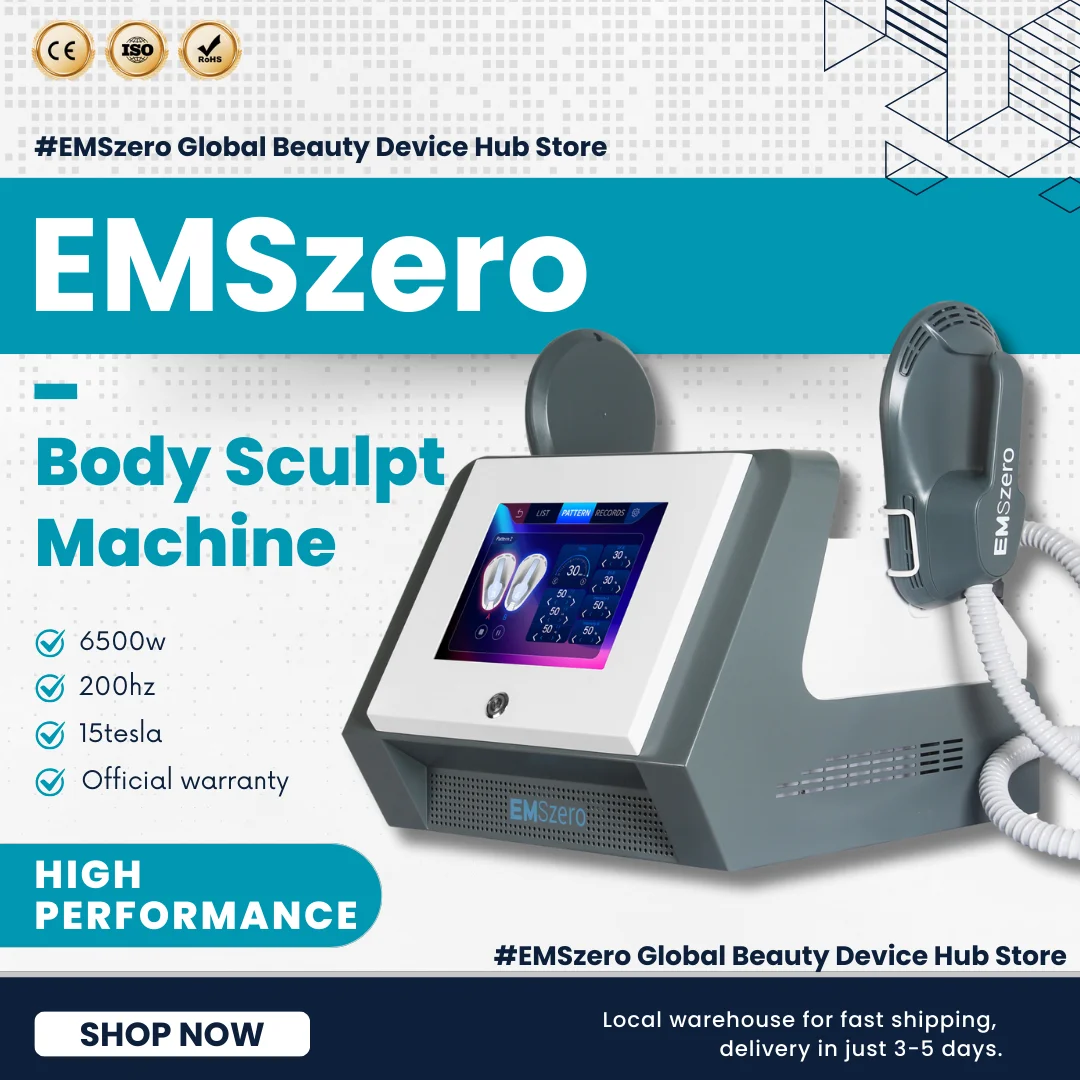 EMSZERO RF HIEMT EMS Body Sculpt Machine Eletric Muscle Stimulator Fat Burning Weight Loss Butt Lifter Shapers Body Care