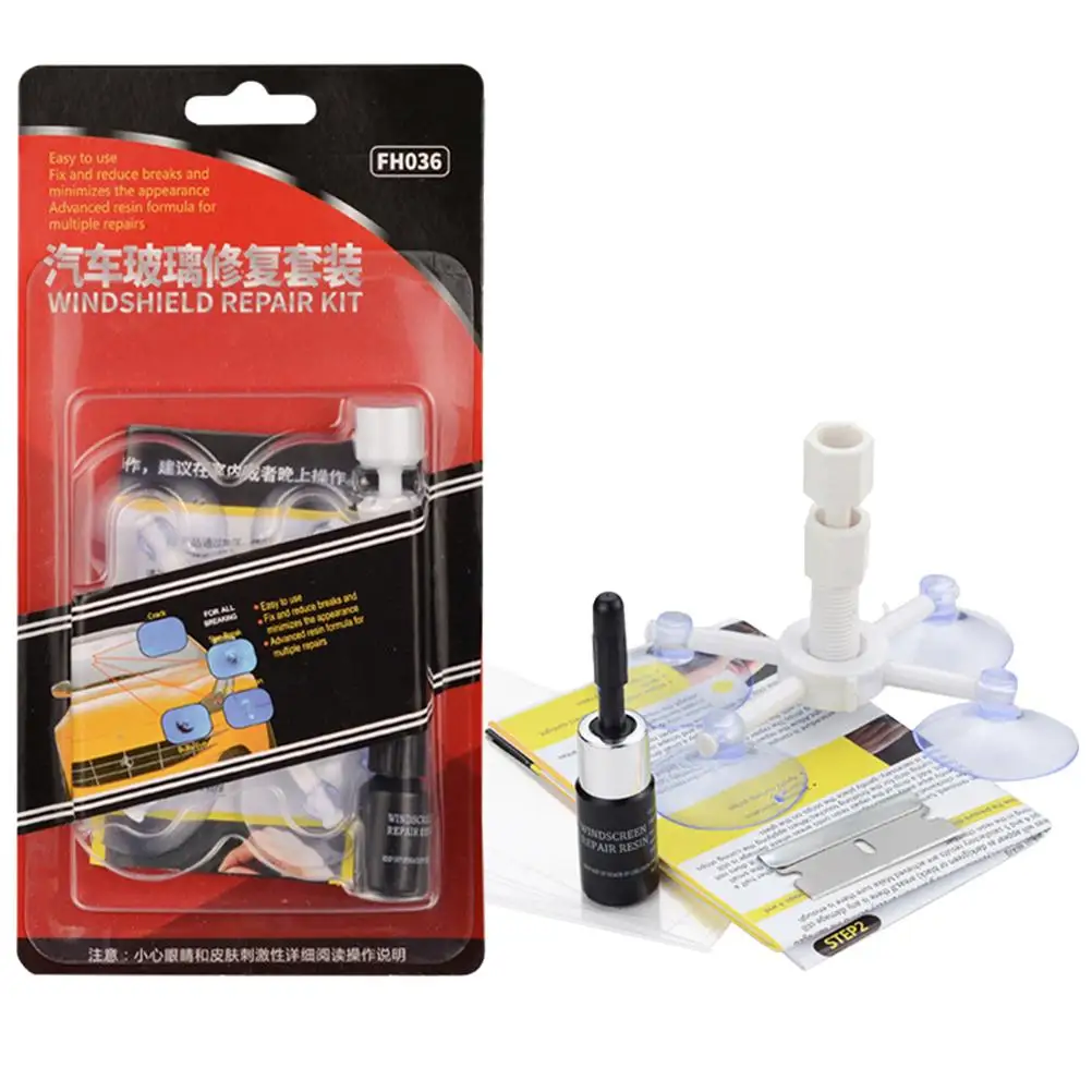 

Glue for Car Glass Crack Repair Windscreen Kit Accessories Vehicles Windshield DIY Glasses Repairman