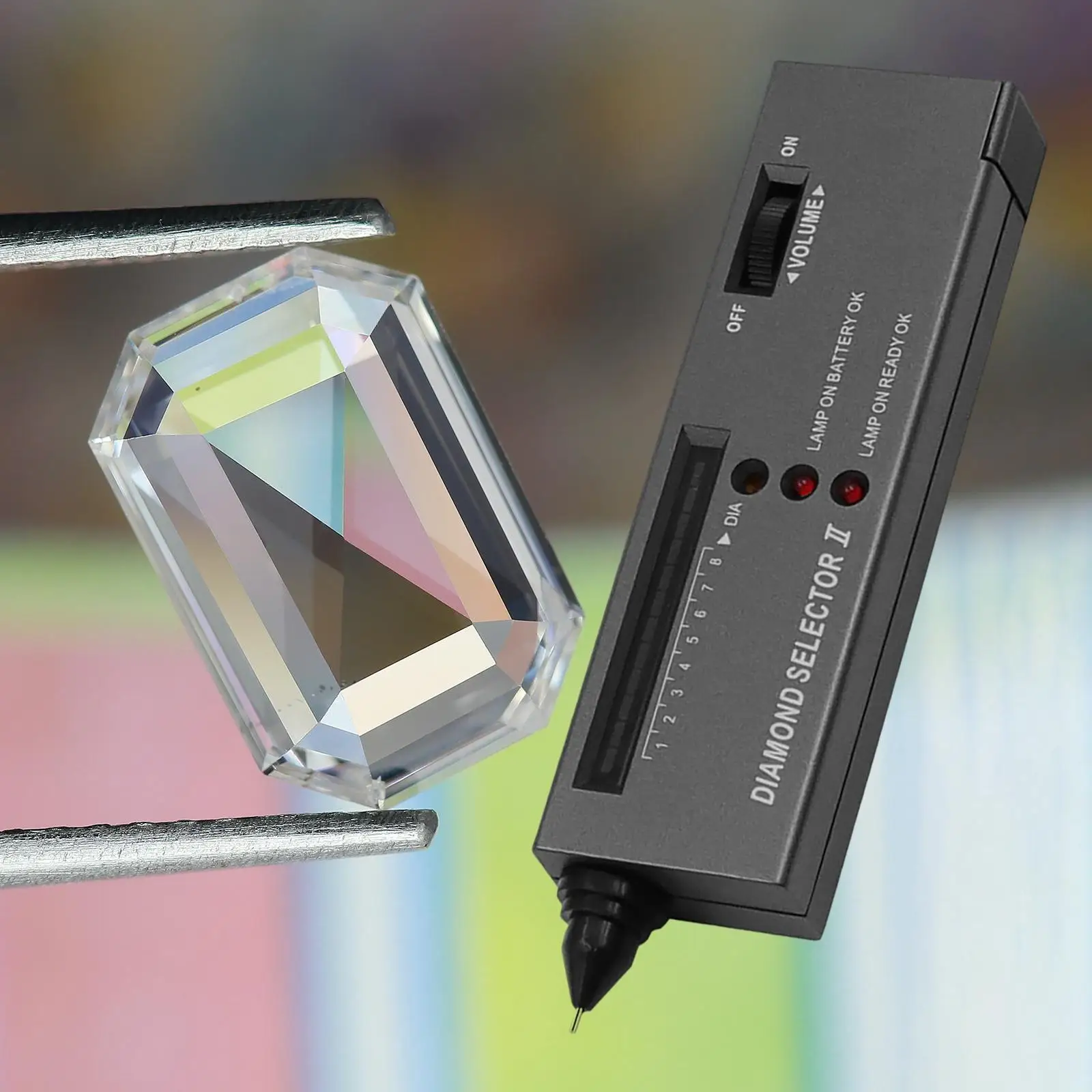 

Инструмент для тестирования алмазной ручки, высокоточный алмазный индикатор, электронный алмазный селектор, инструмент для наблюдения за ювелирными изделиями