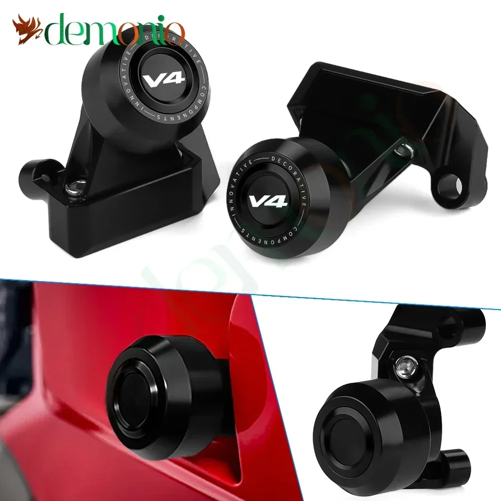 オートバイアクセサリードゥカティパニガーレ V4 SP V4 スーパーレッジェーラパニガーレ V4 V4S フレームスライダーフェアリングガードクラッシュパッドプロテクター