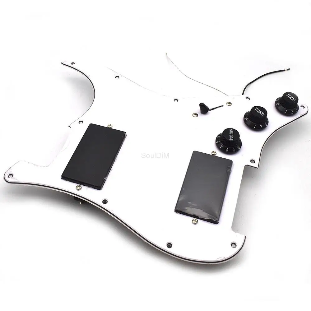 HH Series Loaded Prewired Scratchplate 2 Humbucker Coil Guitar Pickguard Pickup for ST Guitarra