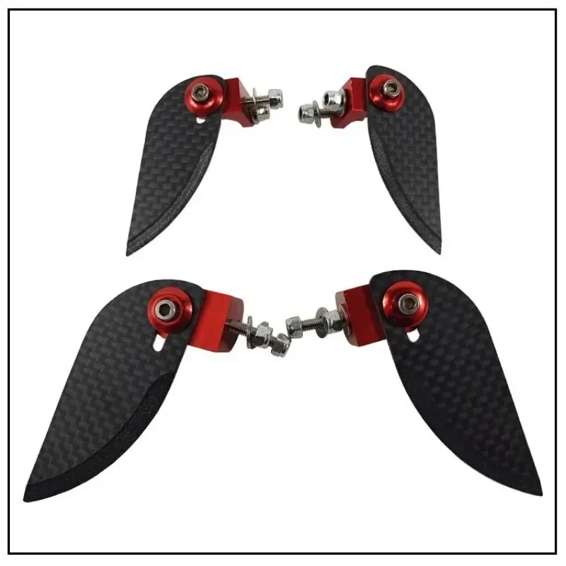 

55*21/62*25/85*35mm 3K Carbon Fiber Bilateral Assist Turn Fins Adjustable For RC O-Boat Hull