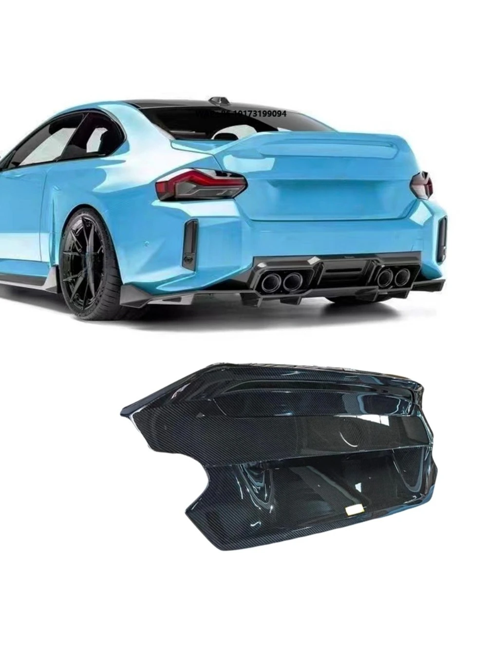 

High Level Material Real Dry Carbon Fiber V Style Trunk Lid Car Bumpers For G87 M2 G42