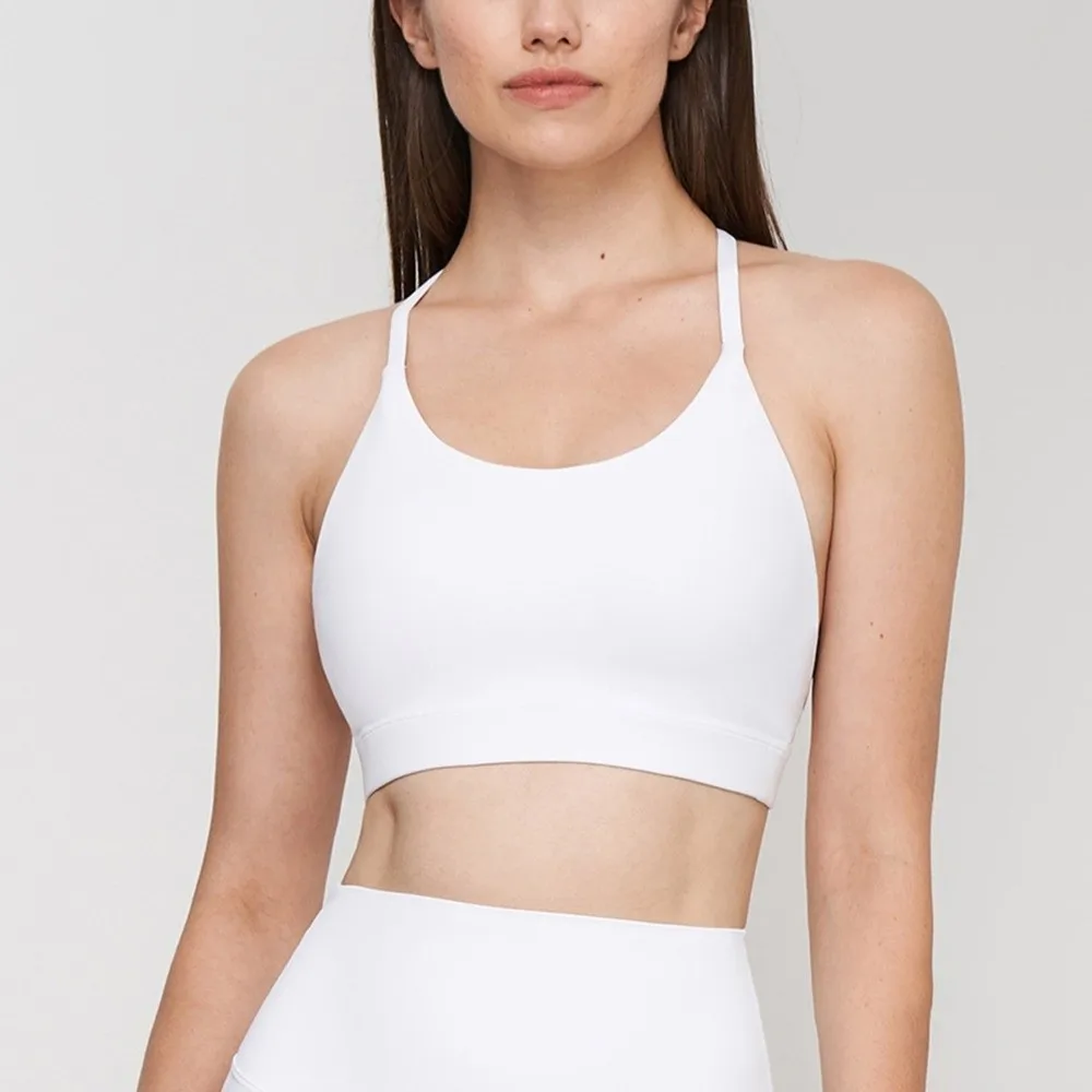 ملابس اليوغا الجمال الظهر الرياضة الصدرية للصدمات المضادة للترهل اليوغا الملابس الداخلية تنفس سليم التدريب حمالة صدر رياضية الصالة الرياضية #2