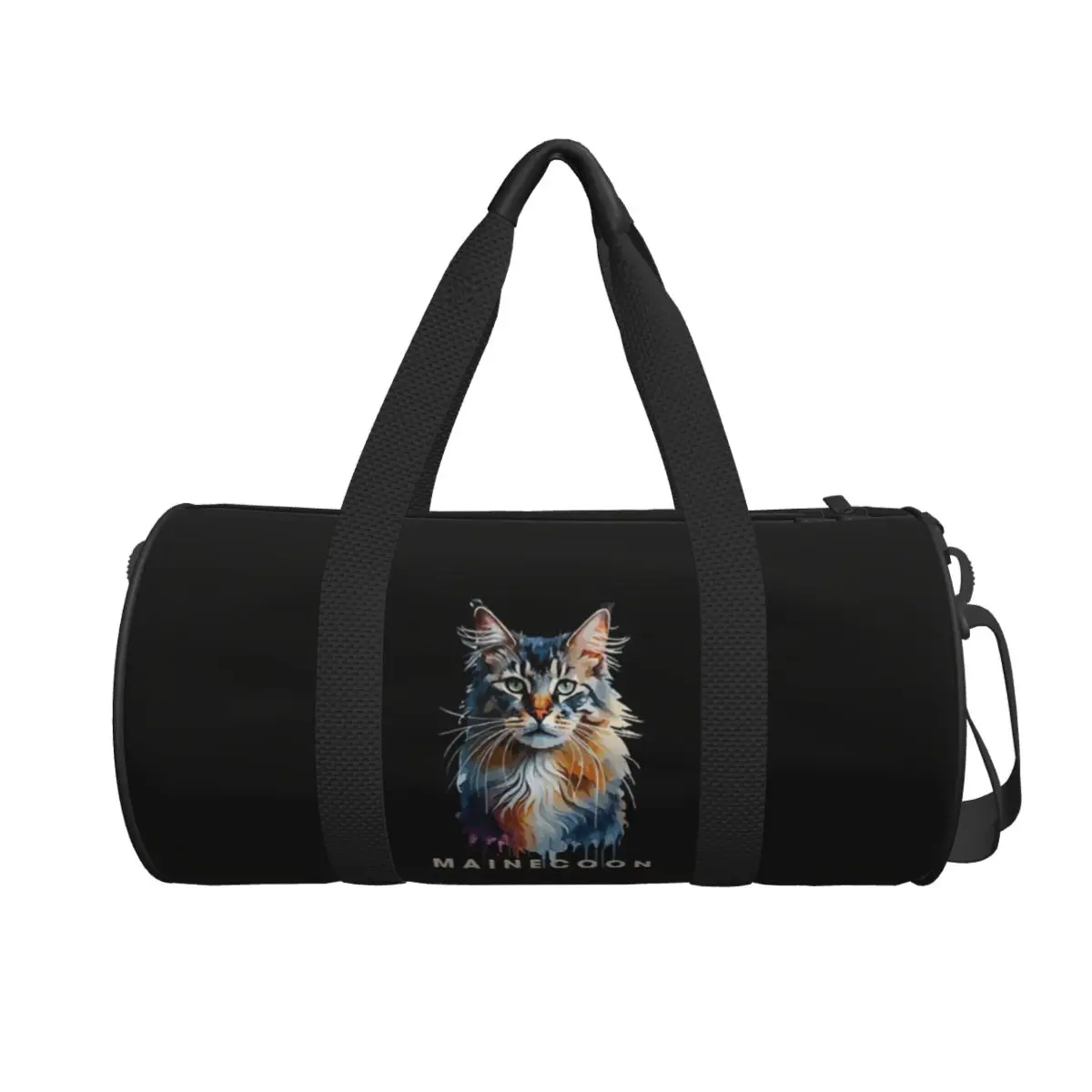 

Colorful Mainecoon, Gorgeous Maine Coon Cat Art Large Duffle Gym Bag Waterproof Duffle Travel Bags Handbags Fitness bag