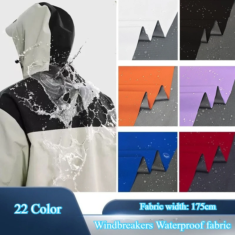 

Водонепроницаемая дышащая ткань для одежды, нейлоновые трусики, приятные для кожи, мягкие брюки-кюлоты против морщин, ткань для ветровки и куртки