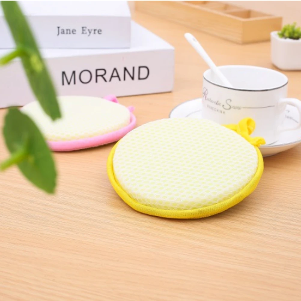 

5Pcs Multi-Purpose Kitchen Cleaning Sponge Scouring Pad For Dishes Pots Sinks Effortless Scrubbing Foam Gentle
