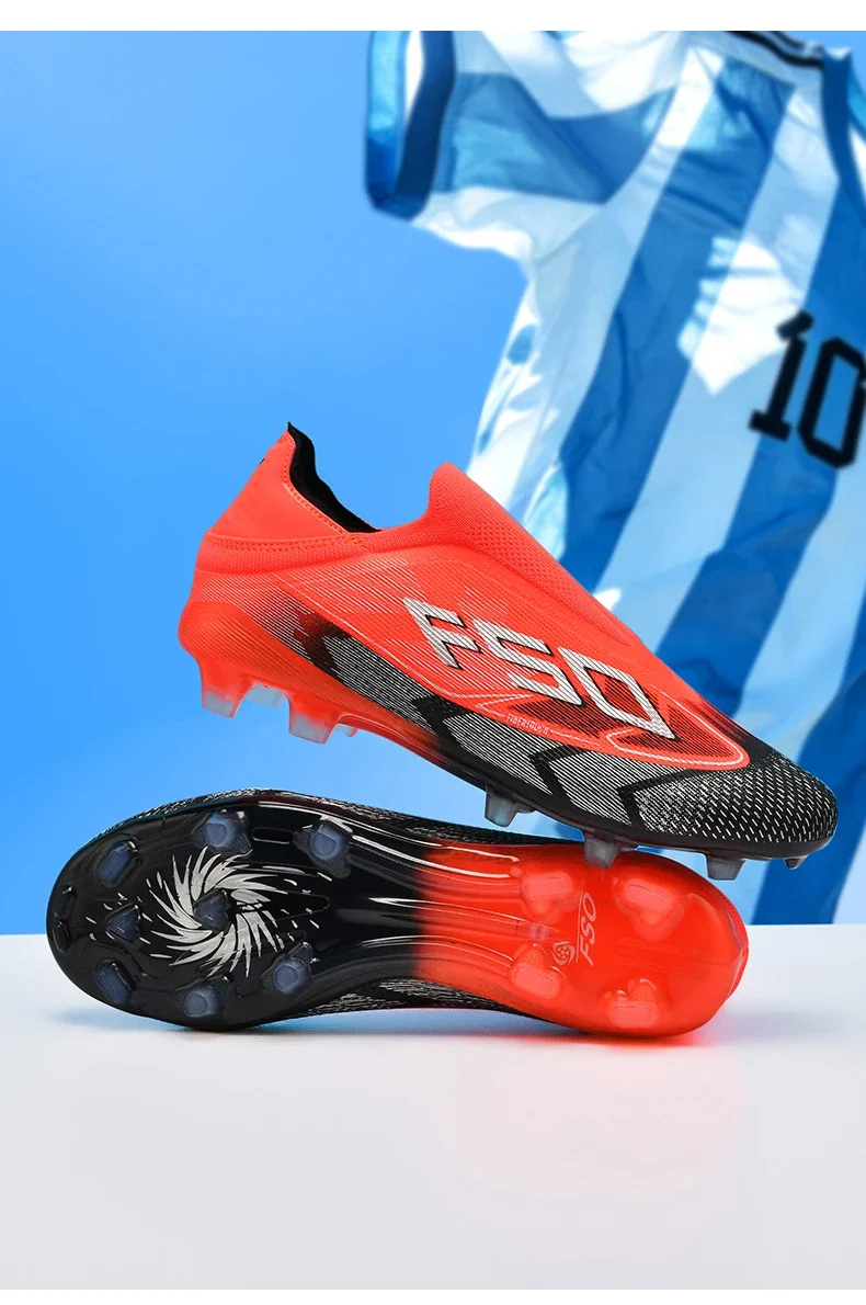 Herren Original Fußballschuhe Hochwertige Atmungsaktive Ultraleichte Profi-Fußballschuhe für Spielfeld und Training – Detail 15