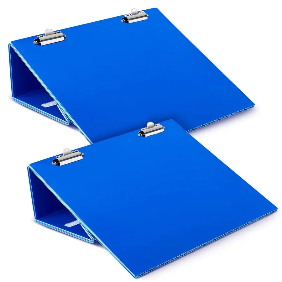 

2 Pcs Folding Slant Board for Writing 14 x 12 Inch Large Slanted Clipboard Adjustable Tilted Writing Boards Sloped Surface to Im