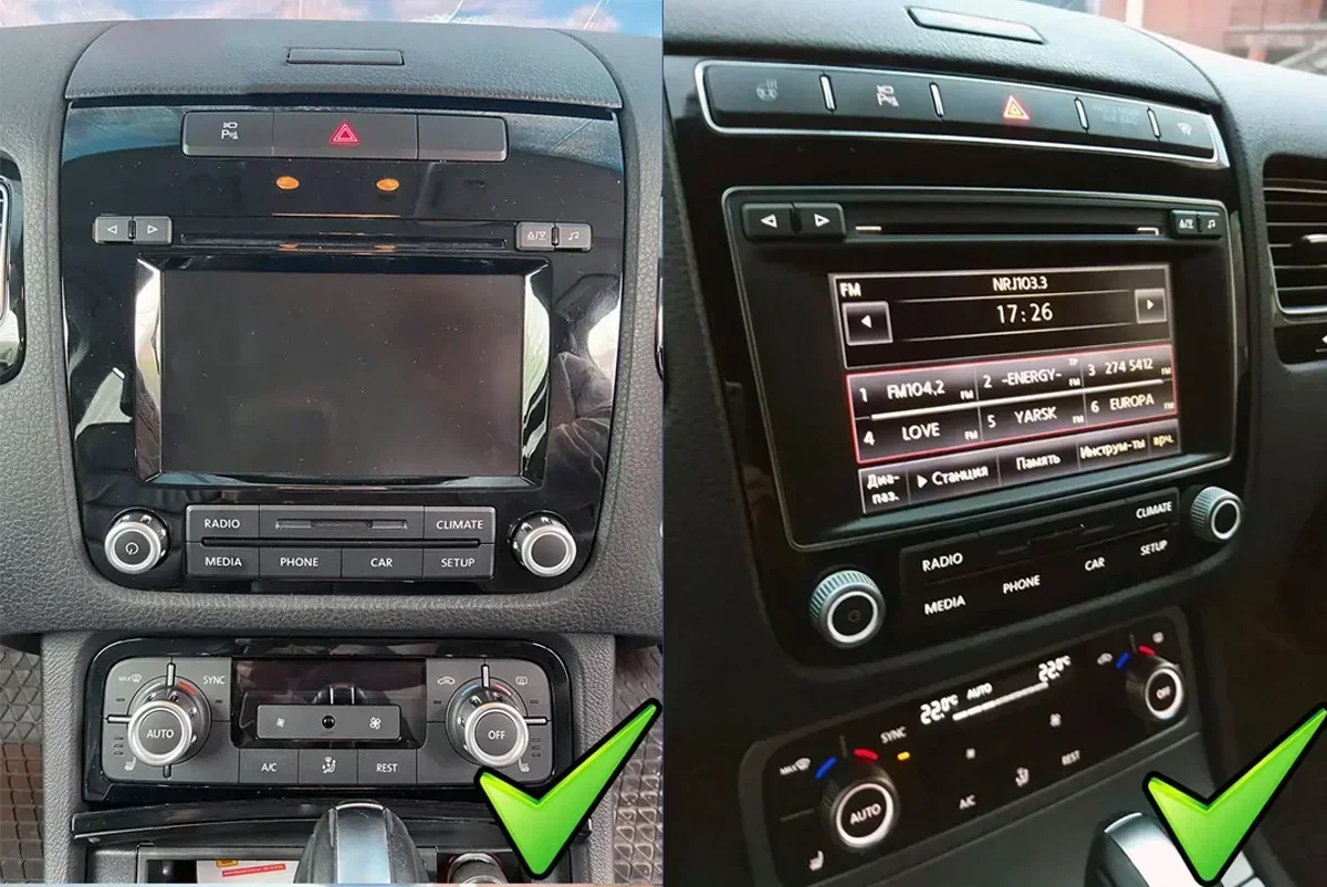 CHSTEK Car Radio 12+256g Android 13 Carplay for Volkswagen VW Touareg 7P 2010-2018 Navigation Player 4G Qualcomm GPS Auto Stereo