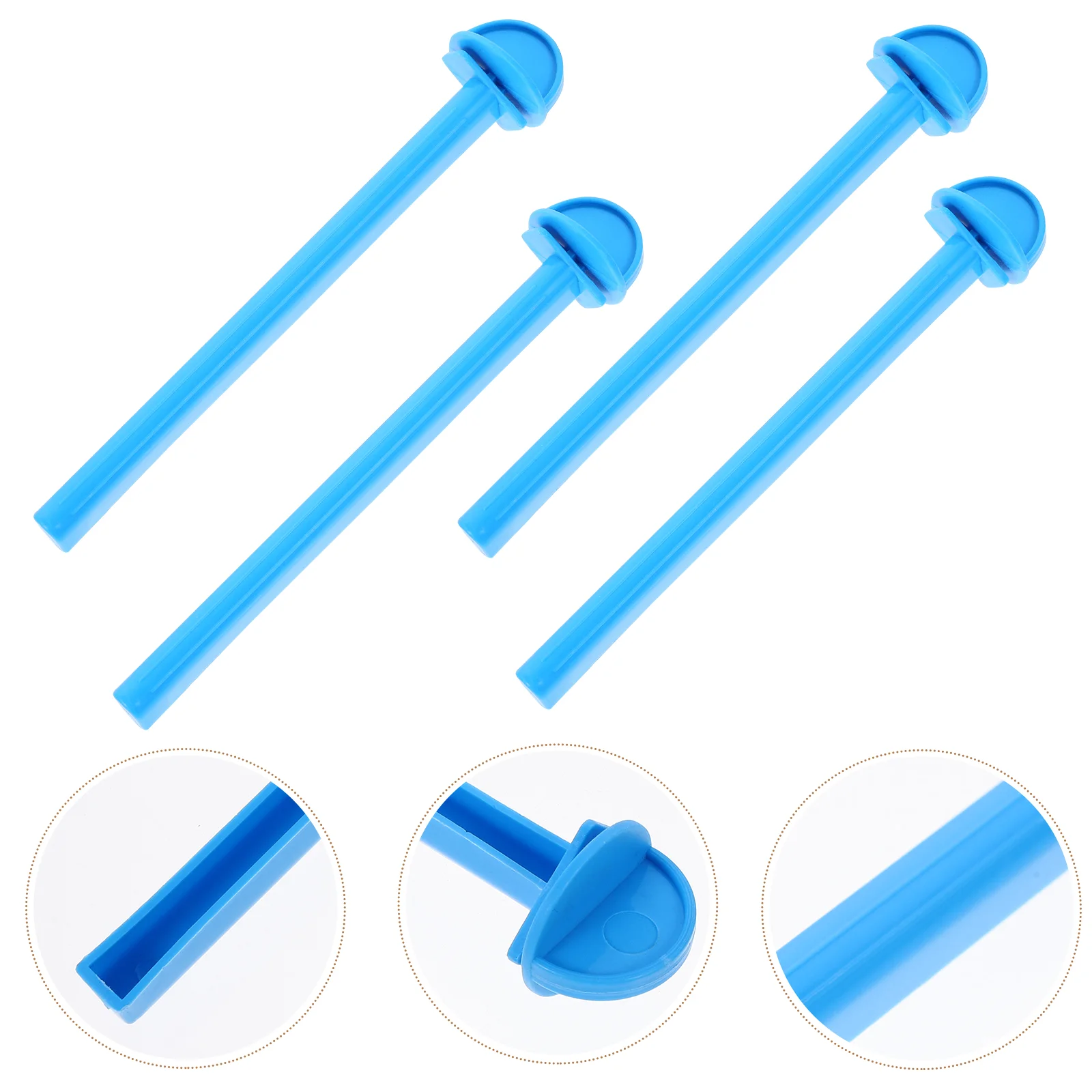 10 Pcs Game Stand Bird Plastic Pole Birdie Parrot Perch Parakeets Play