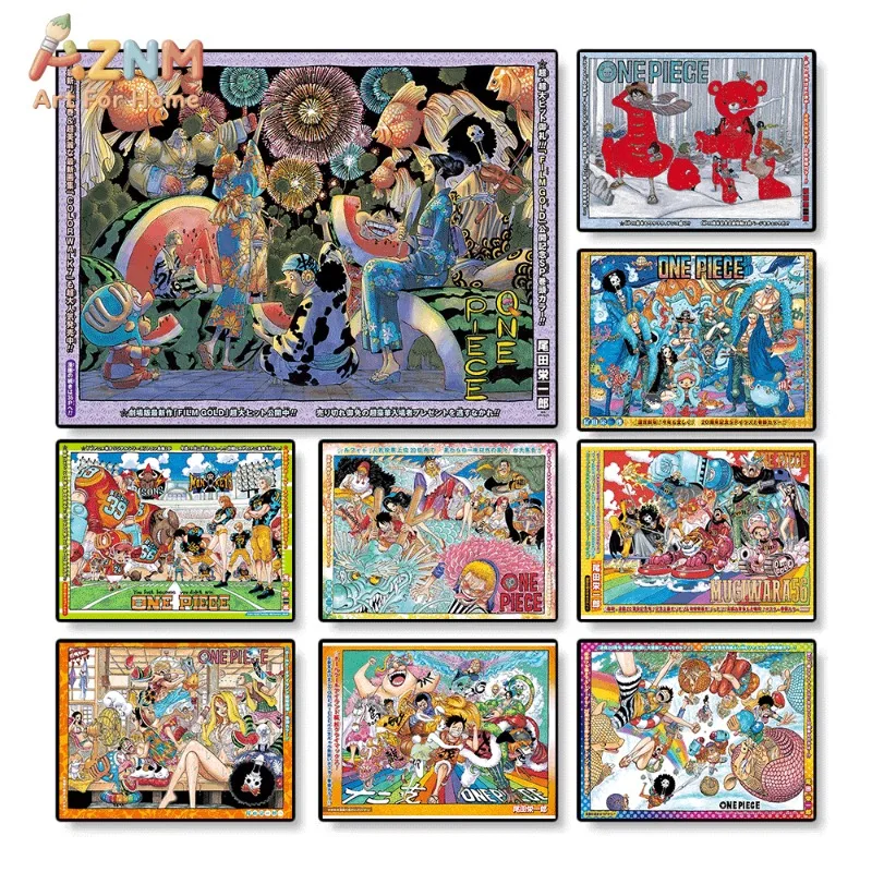 Classic Japanese Anime Comic Collage Canvas Poster Cartoon Art Print For Living Bedroom Home Interior Wall Decor Unframed