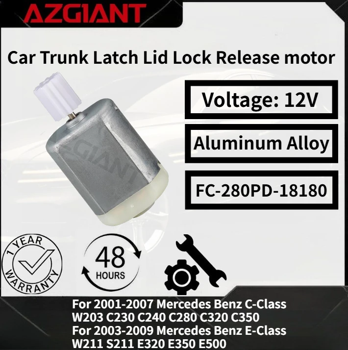 

For 2001-2007 Mercedes Benz C-Class W203 C230 C240 C280 C320 C350 Car Trunk Latch Lid Lock Release motor Brand new high-quality