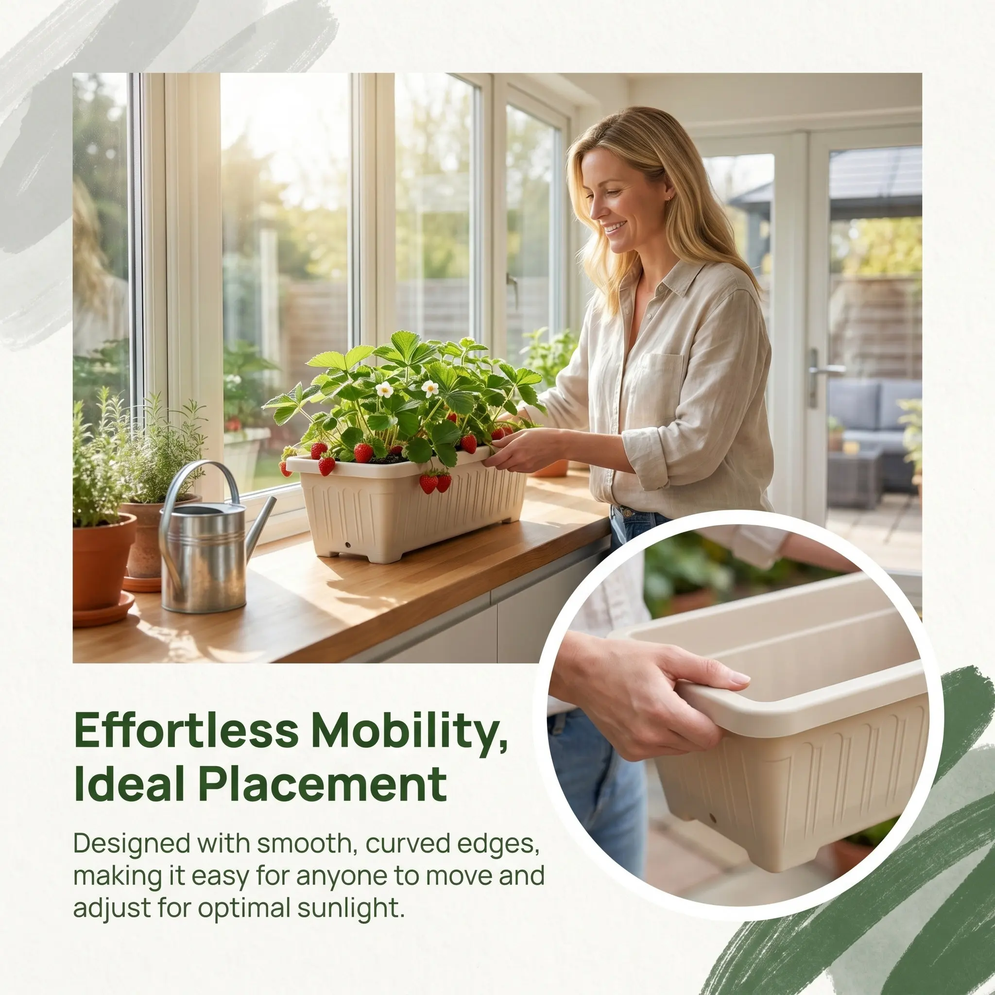 Kotak Tanaman Sayuran Balkon B - Indoor Herb Garden ulasan dan harga