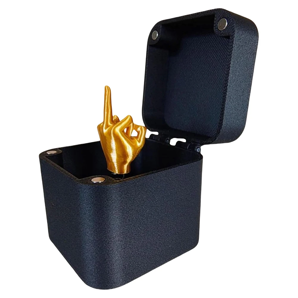 صندوق هدايا مفاجئ بالإصبع الوسطى، صندوق هدايا مزعج، صندوق إصبع متوسط مضحك، هدية مزحة ممتعة لعيد الميلاد #3