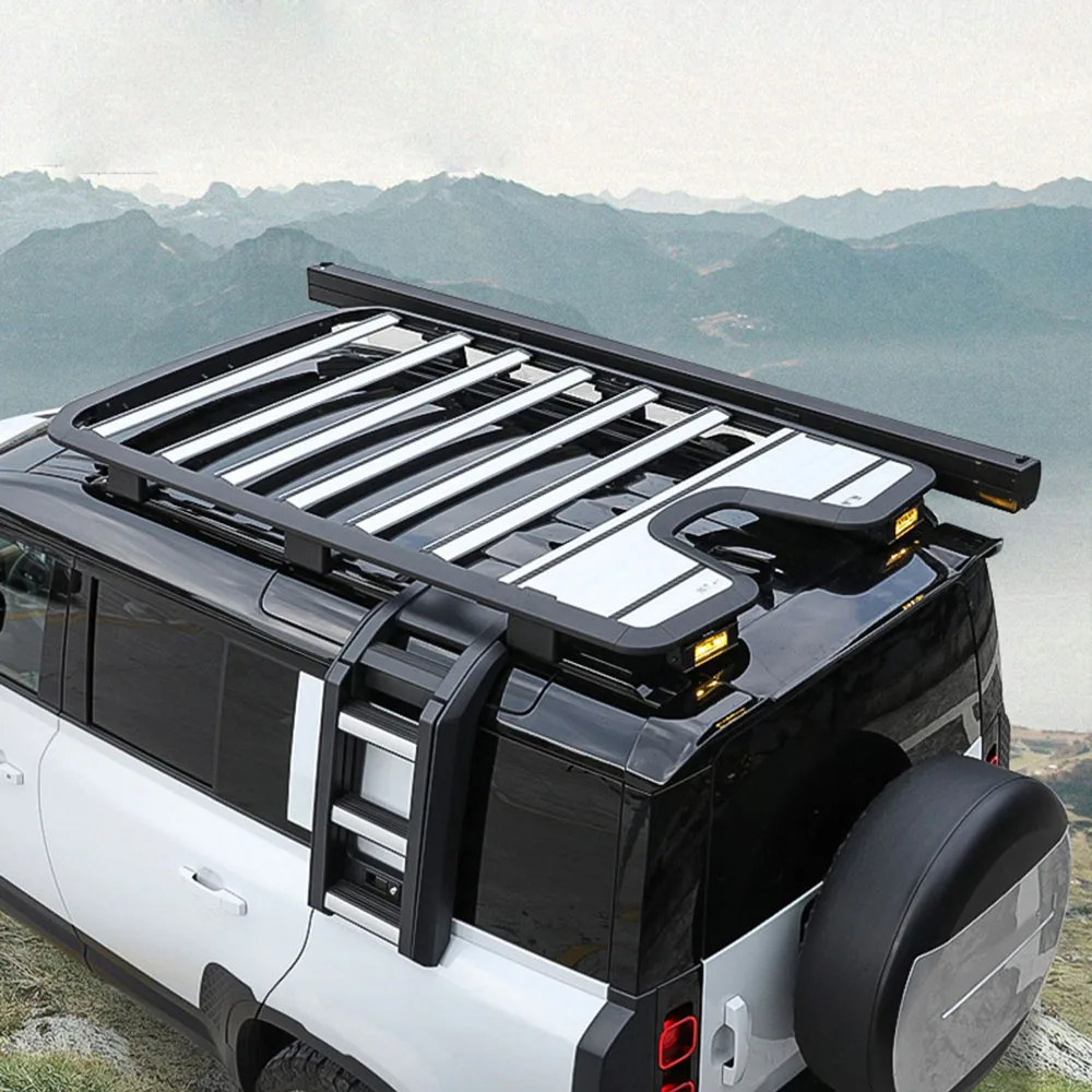 

New 4X4 Cargo Carriers Car Roof Luggage Rack Platform Racks for Land Rover Defender 110 90