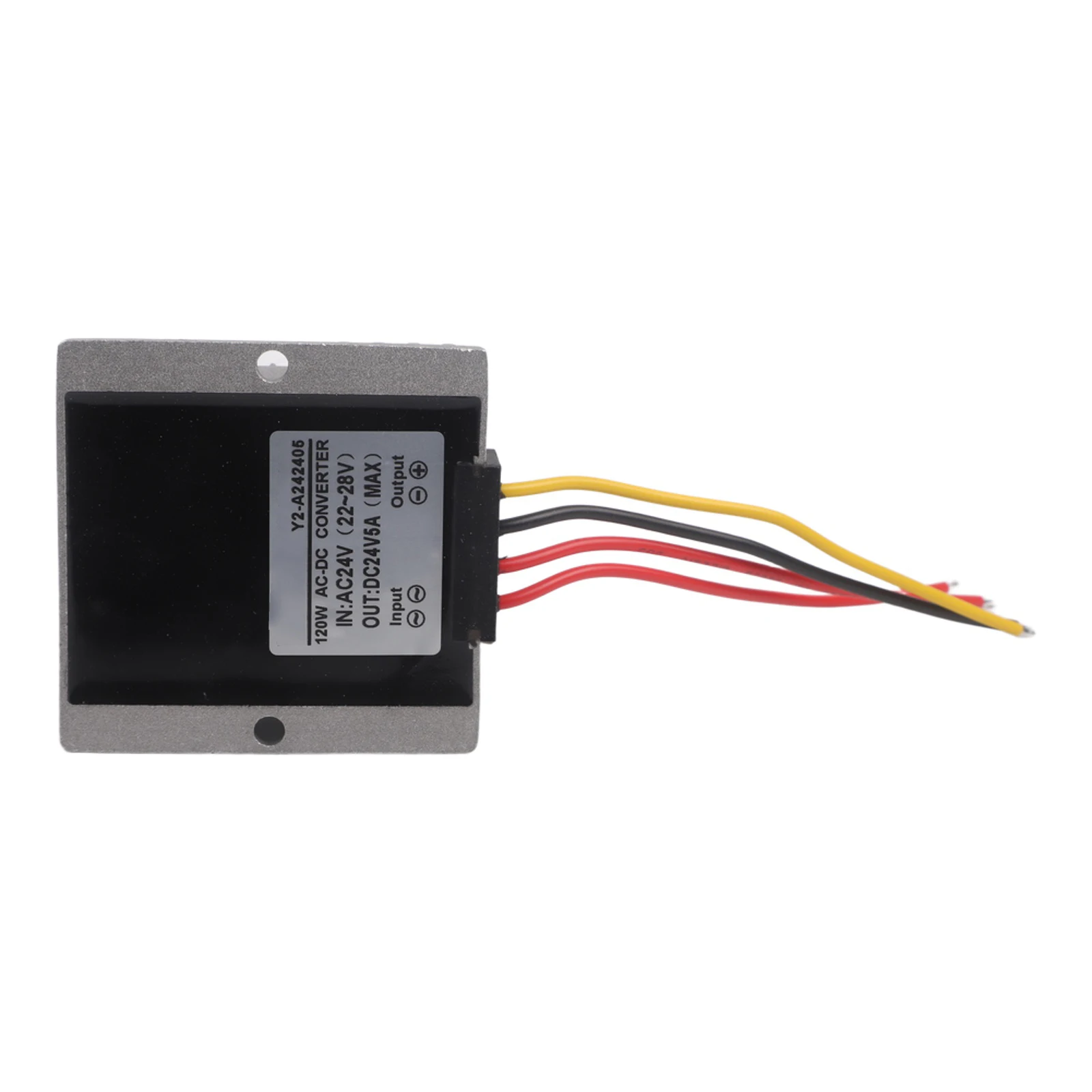 

AC DC Converter 24V AC to 24V DC 5A Power Supply with 120W Output and IP68 Waterproof Rating for Outdoor and Industrial Use
