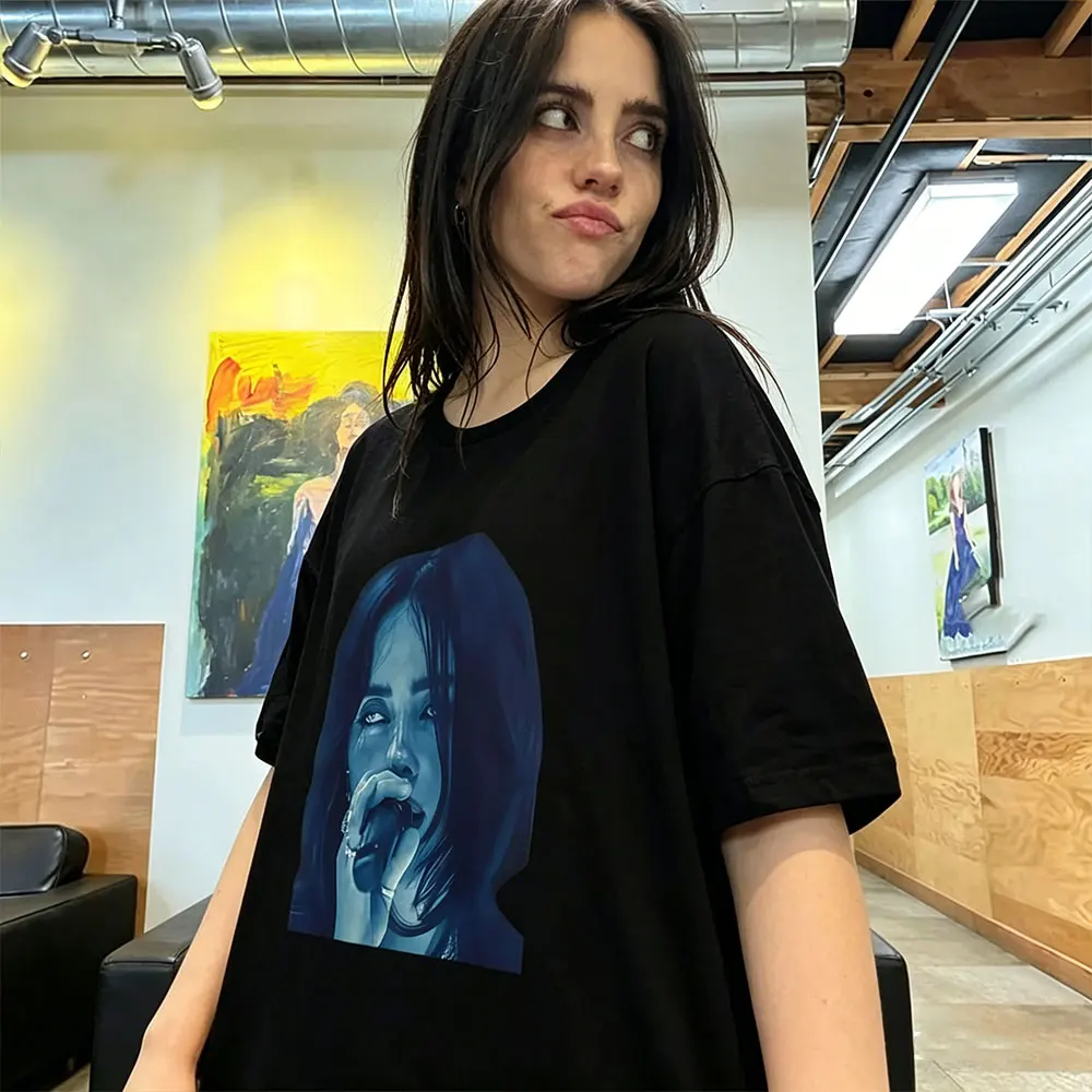 

Hit Me Hard and Soft Tour 2026 Same Style Print T-shirt Men Women Fashion Pop Music T Shirts Unisex Casual Oversized T-shirts