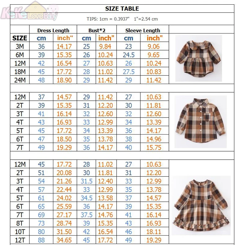 Girls Kids Dress Clothes Set Brother Sister Matching Outfits Spring Summer Lattice Long Sleeve Boys T-shirt Shirt Baby Romper