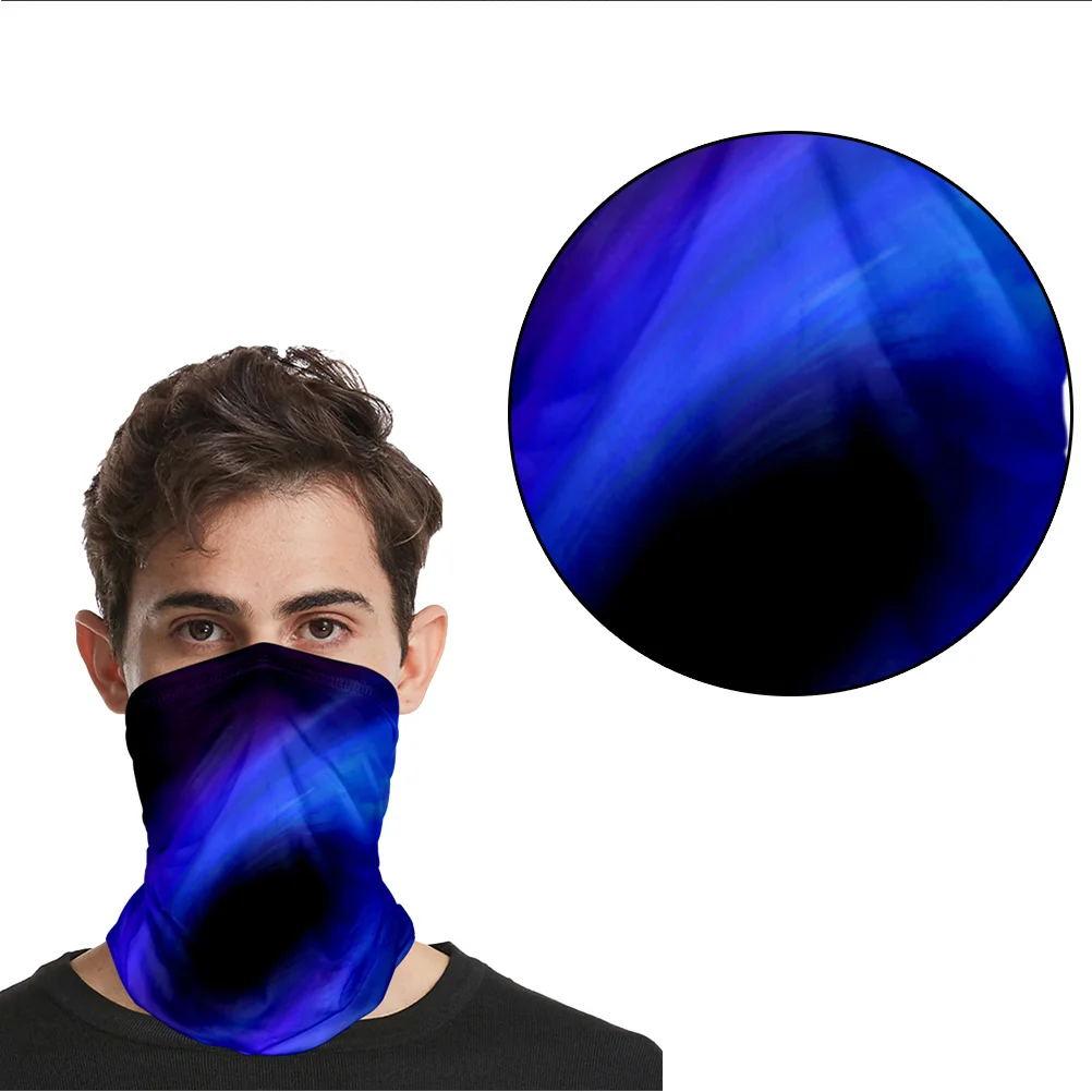 

Sun Protection Head Neck Scarf Sky Pattern Lightweight Breathable Silk Quick-Dry Elastic Bandana For Outdoor Sports