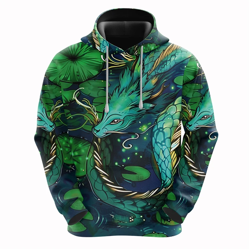 

Vintage Dragon Totem 3D Printed Hoodies For Men Long Sleeve Autumn Hoodie Men's Personality Fashion Hooded Sweatshirt Pullover