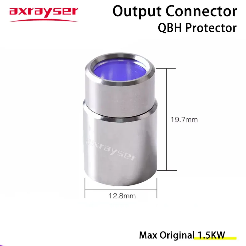 Raycus & Max IPG Output Protective Connector Lens 1.5KW 3KW Original QBH Fiber Laser Source Protection Cap Fiber Optic Crystal