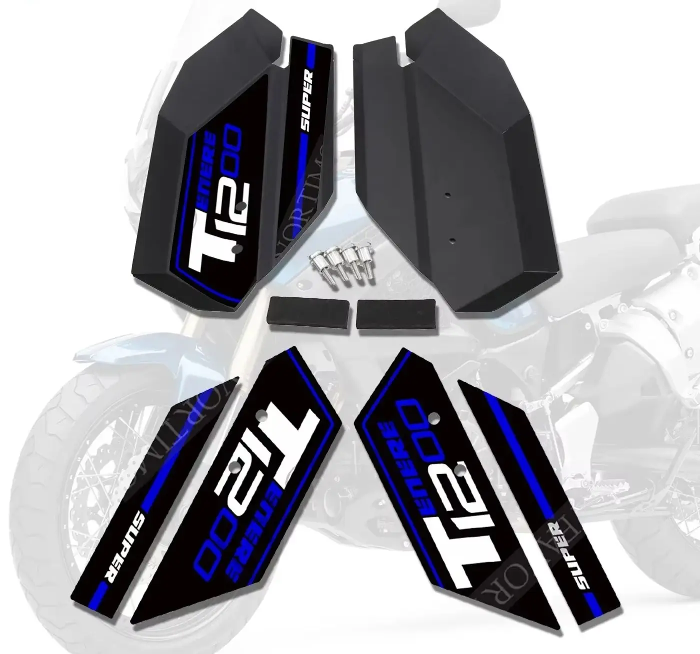 

2010-2021 Motorcycle Front Guards Protector adhesive and Stickers FOR Yamaha Super Tenere XT1200Z / ES XTZ 1200 XT
