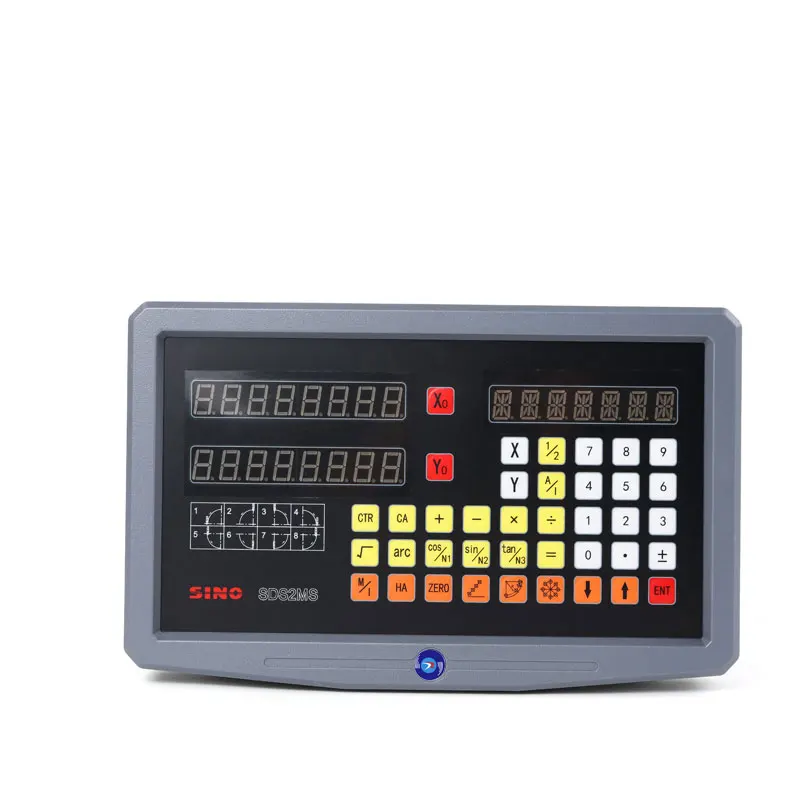Imagem -03 - Sino Máquina de Fresagem Multifuncional Torno Corte Linear Régua de Grade Visor Digital Dro