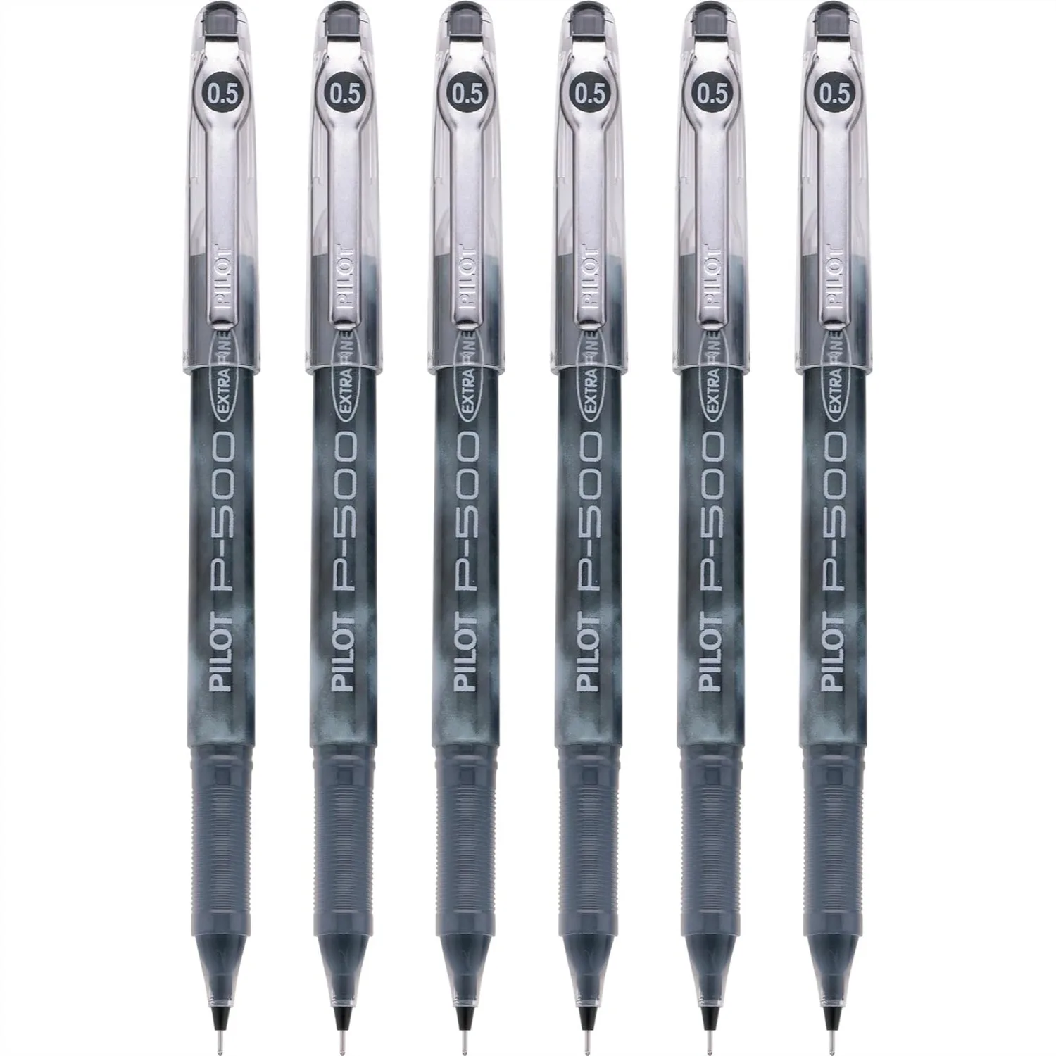 

Extra Fine Point Gel Ink Pens, Smooth Writing Smear-Proof Black Ink, 6 Pack