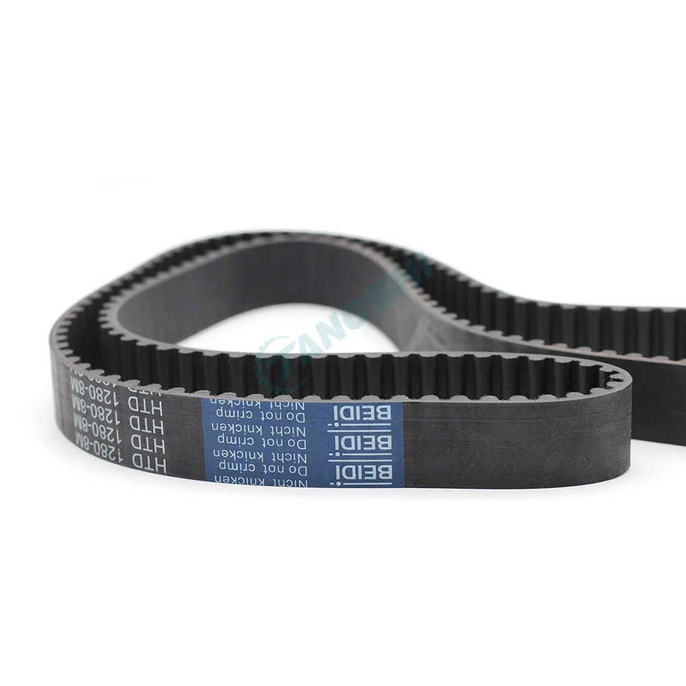 HTD 8M Closed Loop Timing Belt Width 20mm Synchronous Belt Length 1128 1136 1144 1152 1160 1168 1176 1184 1192 1200 1208~1528mm