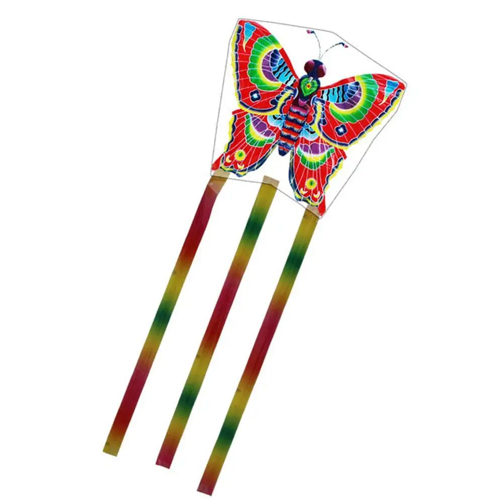 Outdoor Fun Sports Plane Kite With Handle And Line Anti-fall Cartoon Bee Butterfly Aircraft  Flying Kite Outdoor Toys for Kids