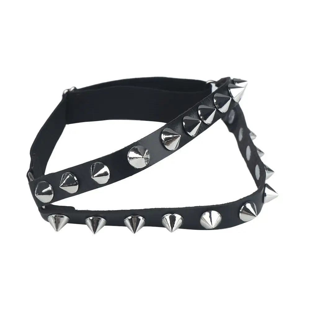 Jarretières gothiques SFP pour femmes, ceinture mignonne, vêtements en cuir Ropa, jarretières punk sexy