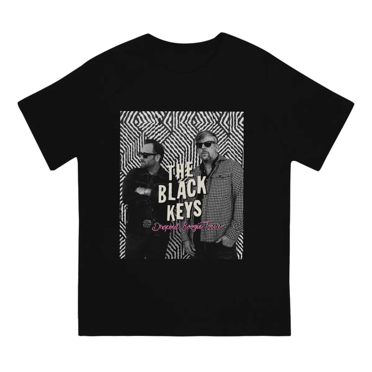 The Black Keys Creative TShirt for Men Member Round Neck Basic T Shirt Personalize Birthday Gifts OutdoorWear