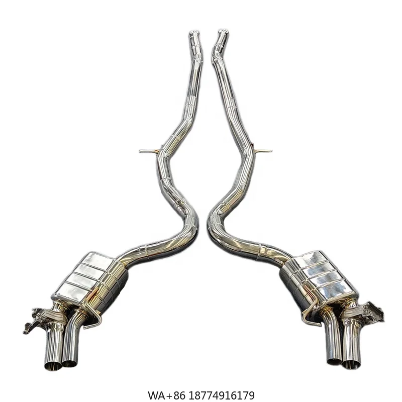 

Factory Price Catback Exhaust Pipes for - S63 W222 5.5t 2014-2020 Ss304 Escape Valvetronic Exhaust Pipe System