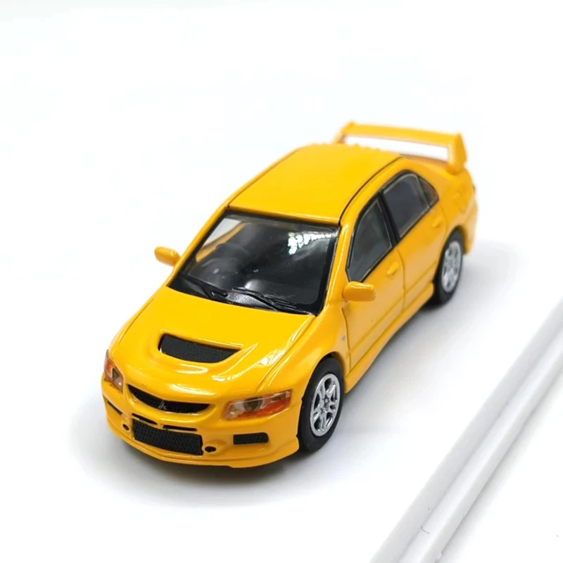 

LMLF Diecast 1:64 Scale Lancer EVO 9th Generation Simulation Alloy Vehicle Model Adult Boy Gift Static Collection Ornament