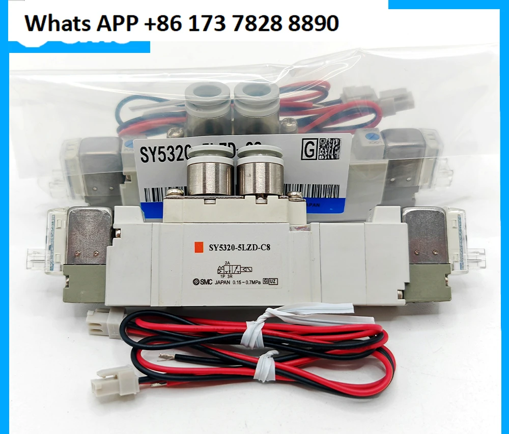 SMC solenoid valve SY5120/SY5220/SY5320-5LZD/5GZ/5LE/5DZ/5DD-01/C6/C8